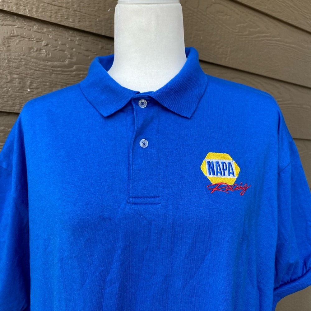Vintage NAPA Racing Blue mens T-Shirt